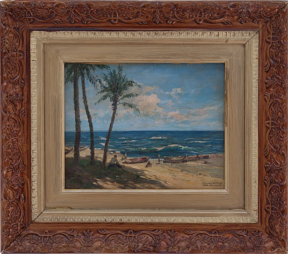 giuseppe gheduzzi: Marina a Bordighera